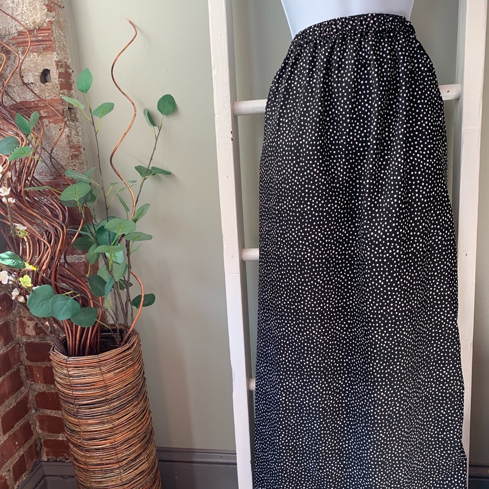 NASTY GAL COLLECTION Polka dot Maxi Skirt